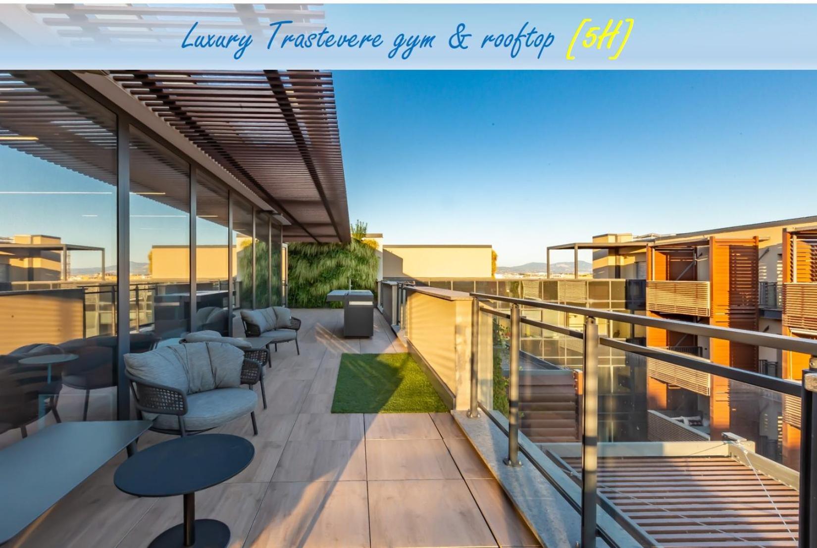 Luxury Trastevere Gym & Rooftop 5H Roma Exterior foto